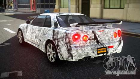 Nissan Skyline R34 GT-R NF-E S7 für GTA 4