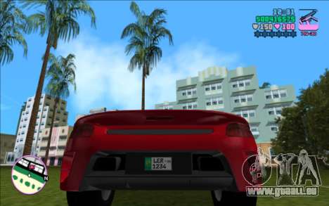 RUF CTR3 ( Pakistanisches Kennzeichen ) für GTA Vice City