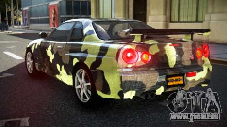 Nissan Skyline R34 GT-R NF-E S3 für GTA 4