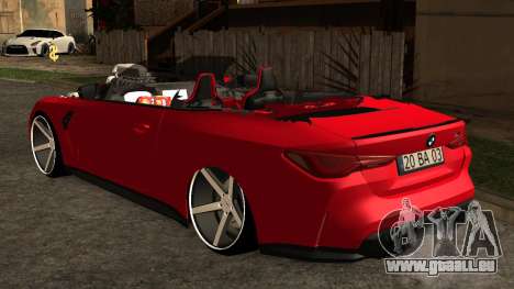 Bmw M4 G82 Cabrio modifiziert für GTA San Andreas