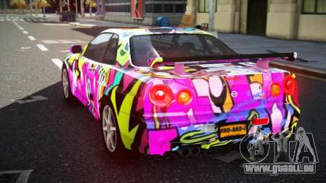 Nissan Skyline R34 GT-R NF-E S14 pour GTA 4