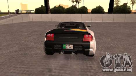 Toyota MR2 Verslide (plaque pakistanaise) pour GTA San Andreas