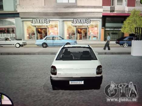 Fiat Siena 1997 Limousine für GTA San Andreas