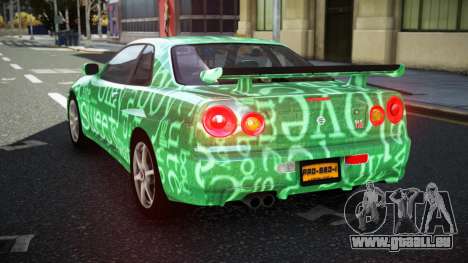 Nissan Skyline R34 GT-R NF-E S1 pour GTA 4