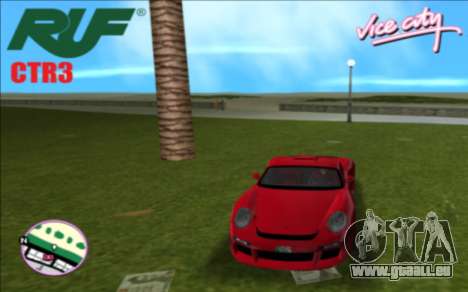 RUF CTR3 ( Pakistanisches Kennzeichen ) für GTA Vice City