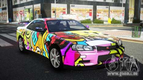 Nissan Skyline R34 GT-R NF-E S14 pour GTA 4