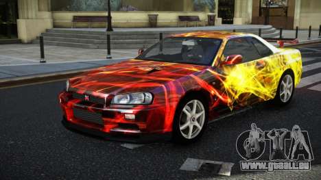 Nissan Skyline R34 GT-R NF-E S2 für GTA 4