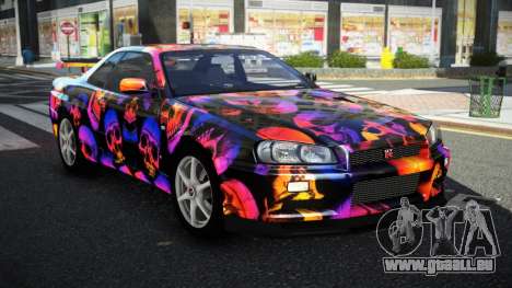 Nissan Skyline R34 GT-R NF-E S13 pour GTA 4