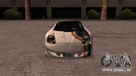 Toyota MR2 Verslide (plaque pakistanaise) pour GTA San Andreas