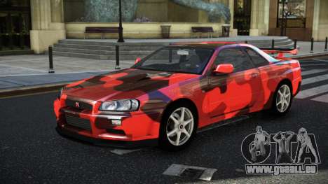 Nissan Skyline R34 GT-R NF-E S4 für GTA 4