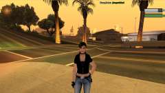 Claire Redfield Noir pour GTA San Andreas