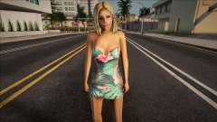 Flowers Girl Dress pour GTA San Andreas