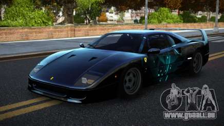 Ferrari F40 SHK S10 für GTA 4