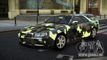 Nissan Skyline R34 GT-R NF-E S3 für GTA 4