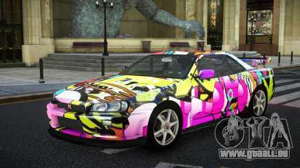 Nissan Skyline R34 GT-R NF-E S14 pour GTA 4