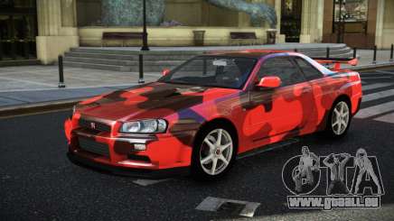 Nissan Skyline R34 GT-R NF-E S4 für GTA 4