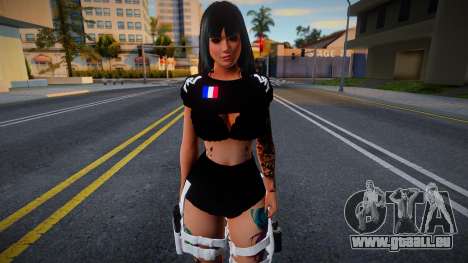 Sexy Girl France Skin pour GTA San Andreas