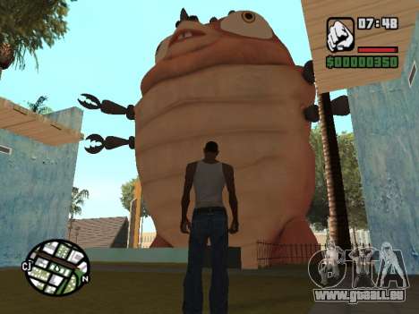 Insektenmonster gegen Außerirdische für GTA San Andreas