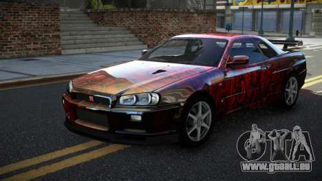 Nissan Skyline R34 GT-R XD-L S12 für GTA 4