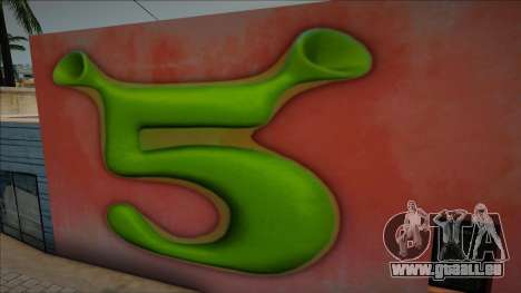 Shrek 5 Logo Mural für GTA San Andreas