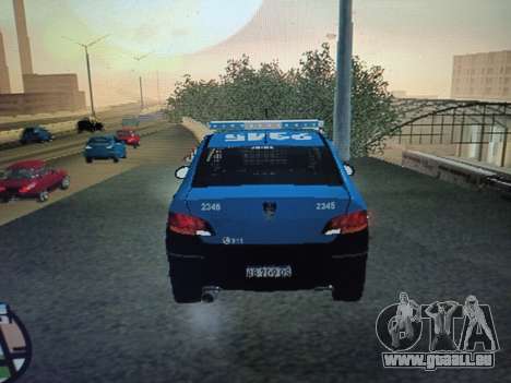 Peugeot 408 Polizei Kabine für GTA San Andreas