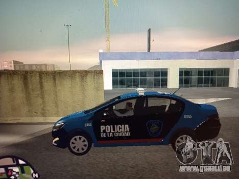 Peugeot 408 Cabine de police pour GTA San Andreas