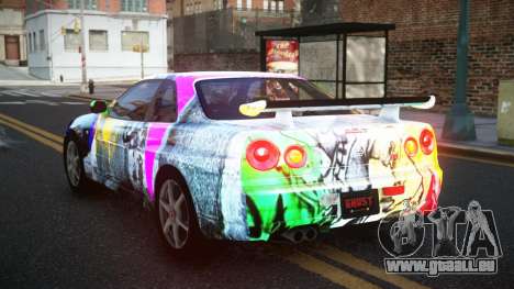 Nissan Skyline R34 GT-R XD-L S14 für GTA 4