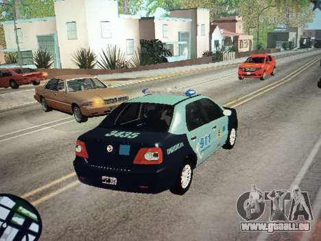 Fiat Siena 1.4 Incendie Police Fédérale pour GTA San Andreas