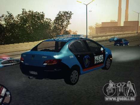 Peugeot 408 Cabine de police pour GTA San Andreas