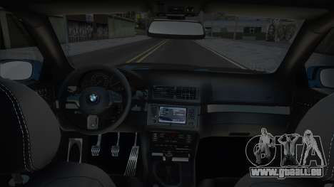 BMW E39 Blue pour GTA San Andreas