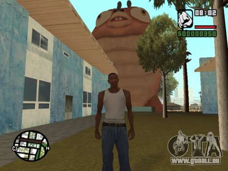 Insektenmonster gegen Außerirdische für GTA San Andreas