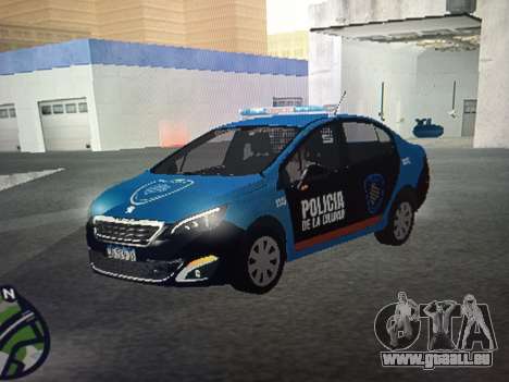 Peugeot 408 Polizei Kabine für GTA San Andreas