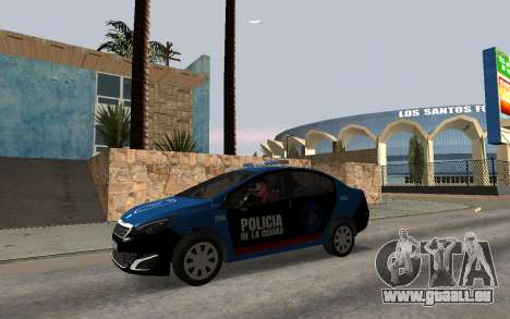 Peugeot 408 Cabine de police pour GTA San Andreas