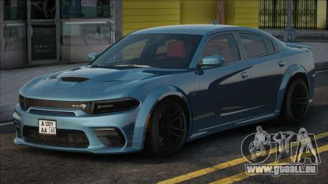 Dodge Charger SRT Hellcat 2020 Blue ver pour GTA San Andreas