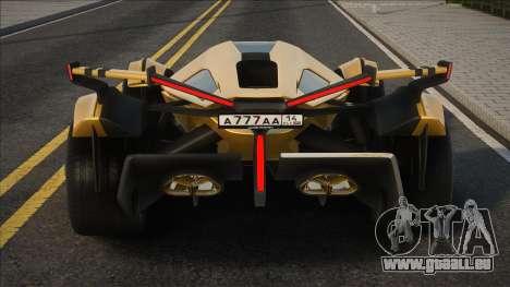 Lamborghini V12 Vision Gran Turismo für GTA San Andreas