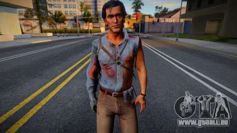 Ash de Evil Dead 3 The Game CON EXPRESIONES FACI pour GTA San Andreas