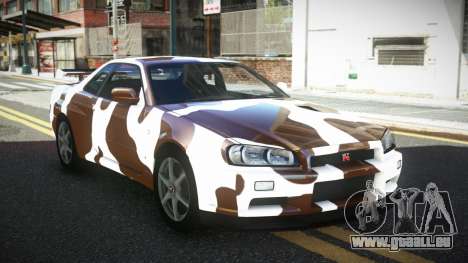 Nissan Skyline R34 GT-R XD-L S4 für GTA 4