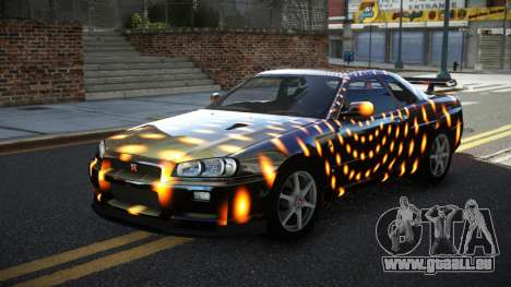 Nissan Skyline R34 GT-R XD-L S1 für GTA 4