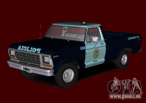 Ford F100 Police fédérale de 1978 pour GTA San Andreas