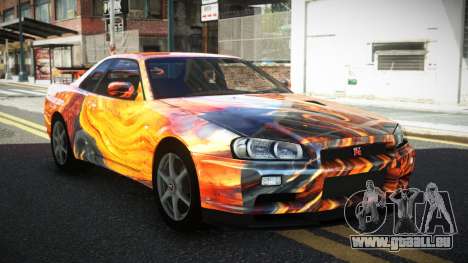 Nissan Skyline R34 GT-R XD-L S3 für GTA 4