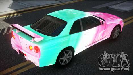 Nissan Skyline R34 GT-R XD-L S7 für GTA 4