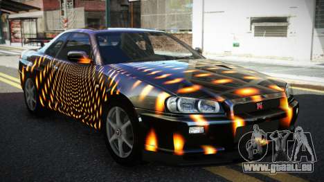 Nissan Skyline R34 GT-R XD-L S1 für GTA 4