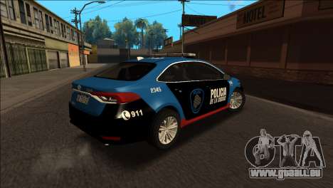 Toyota Corolla Cabine de police pour GTA San Andreas