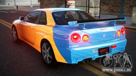 Nissan Skyline R34 GT-R XD-L S6 für GTA 4