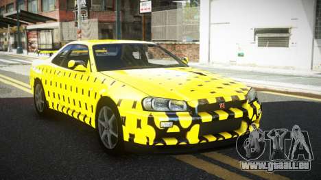 Nissan Skyline R34 GT-R XD-L S13 für GTA 4