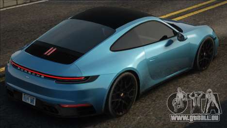 Porsche 911 (992) Blue für GTA San Andreas