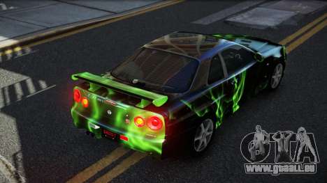 Nissan Skyline R34 GT-R XD-L S10 für GTA 4