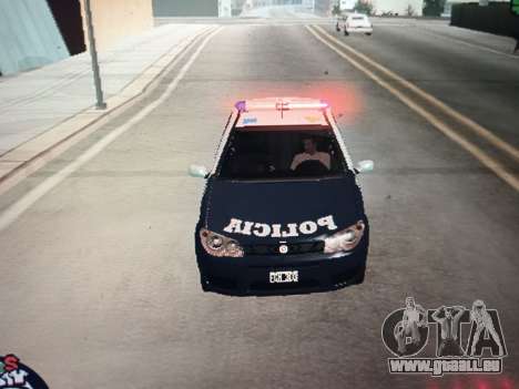 Fiat Siena 1.4 Feuerwehr Bundespolizei für GTA San Andreas