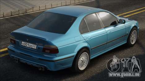 BMW E39 Blue pour GTA San Andreas