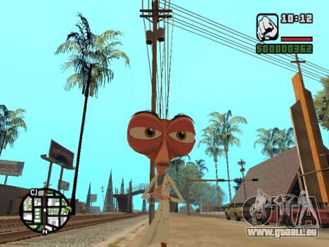 Dr. Cockroach Monsters vs Aliens pour GTA San Andreas